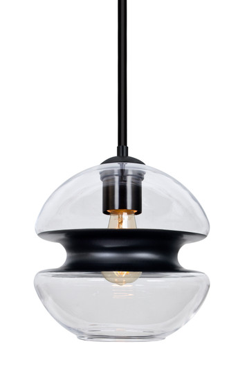 Hula 8 One Light Pendant in Black (74|1TT-HULA8BK-EDIL-BK)