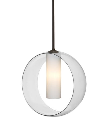 Plato One Light Pendant in Bronze (74|1TT-PLATOCL-LED-BR)