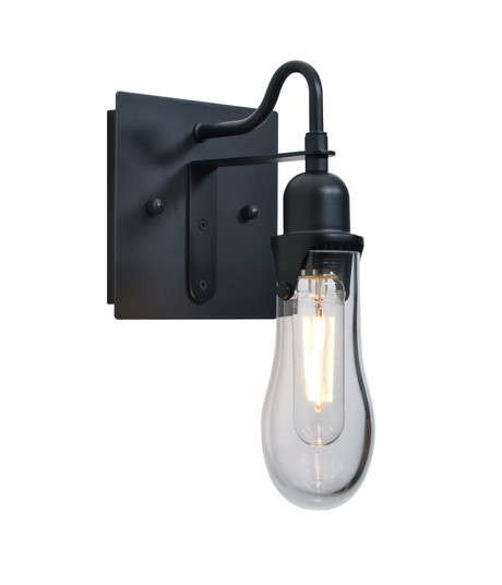 Wish LED Wall Sconce in Black (74|1WG-WISHCL-EDIL-BK)