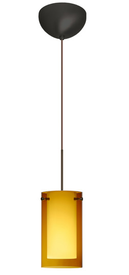 Pahu One Light Pendant in Bronze (74|1XC-G44007-LED-BR)