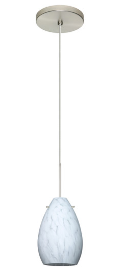 Pera One Light Pendant in Satin Nickel (74|1XT-171319-LED-SN)