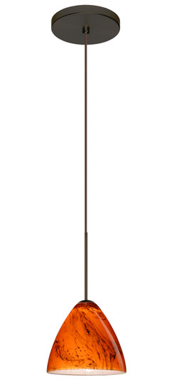 Mia One Light Pendant in Bronze (74|1XT-1779HB-BR)