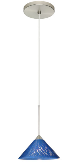 Kona One Light Pendant in Satin Nickel (74|1XT-282484-LED-SN)