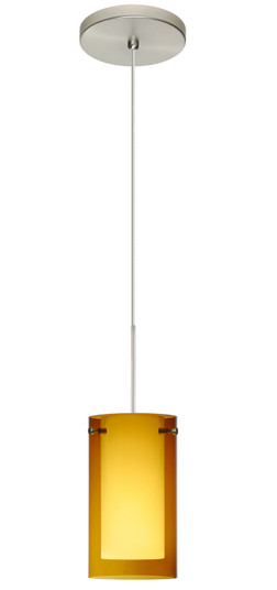 Pahu One Light Pendant in Satin Nickel (74|1XT-G44007-LED-SN)