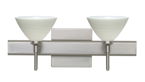 Domi Wall Sconce in Satin Nickel (74|2SW-1743KR-SN-SQ)