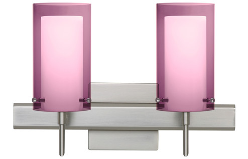 Pahu Wall Sconce in Satin Nickel (74|2SW-A44007-SN-SQ)