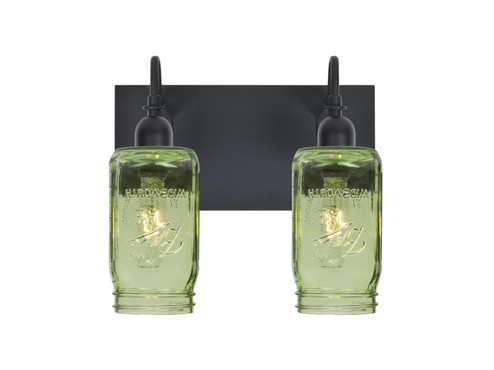 Milo Vanity in Black (74|2WG-MILO4GR-BK)