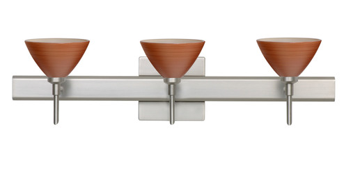 Domi Wall Sconce in Satin Nickel (74|3SW-1743CH-SN-SQ)