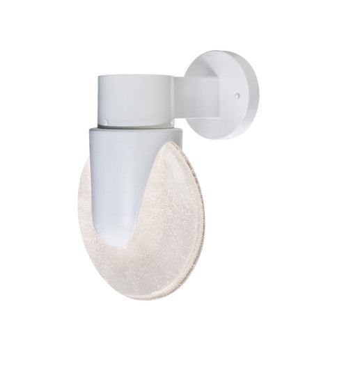 Prada One Light Outdoor Wall Sconce in White (74|PRADAWH-WALL-WH)