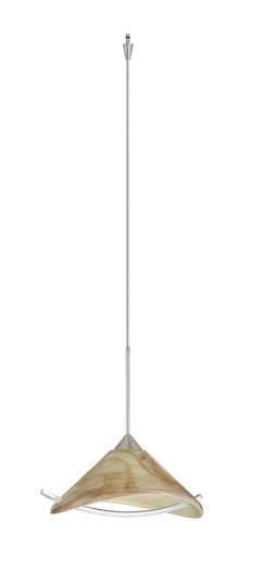 Hoppi One Light Pendant in Satin Nickel (74|XP-181305-SN)