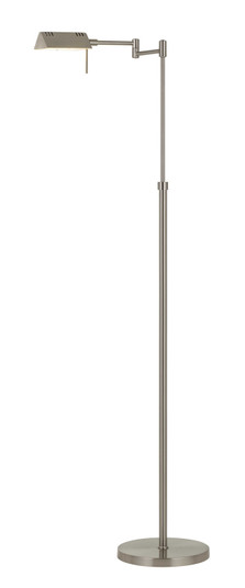 Clemson LED Swing Arm Floor lamp in Brushed Steel (225|BO-2844FL-1-BS)