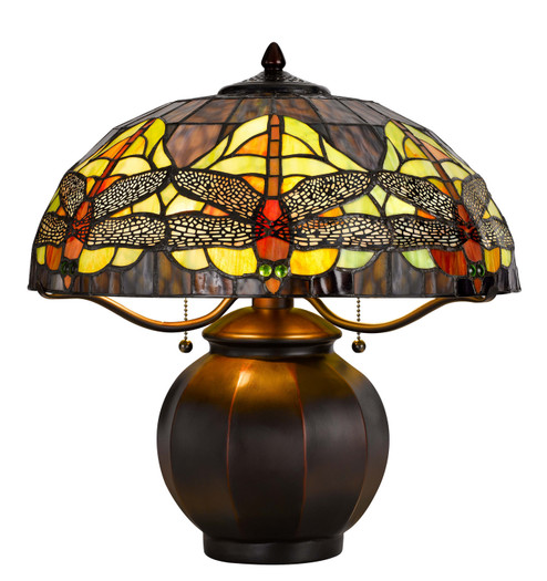 Tiffany Two Light Table Lamp in Tiffany (225|BO-3012TB)