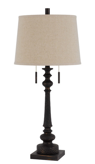 Torrington Two Light Table Lamp in Rustic Iron (225|BO-3024TB)