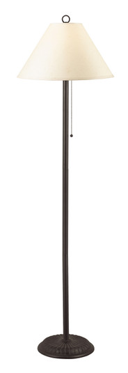 Candlestick One Light Floor Lamp in Black/Rust (225|BO-904FL-OW)