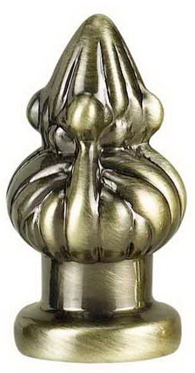 Metal Finials Finial in Antique Brass (225|FA-5052B) Metal Finials Finial in Antique Brass (225|FA-5052B)