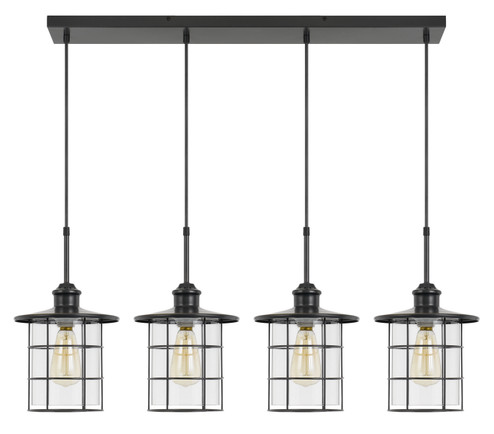 Silverton Four Light Pendant in Dark Bronze (225|FX-2668-4P) Silverton Four Light Pendant in Dark Bronze (225|FX-2668-4P)