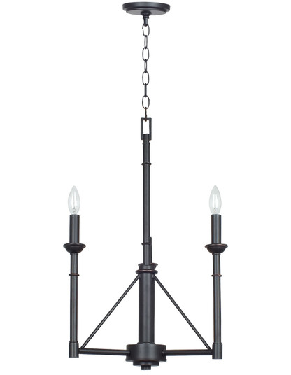 Monclovia Three Light Chandelier in Industrial Bronze (225|FX-3516/3)