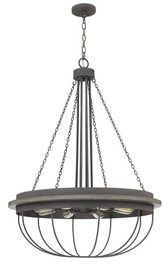 Nixa Eight Light Chandelier in Dove Grey (225|FX-3748-8)