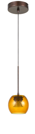 Ithaca LED Pendant in Rust (225|UP-1121)
