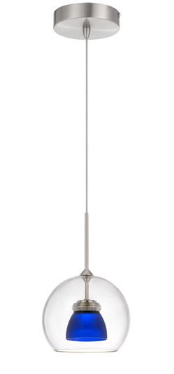 Dimmable With Lutron Brand Dimmers: Dvcl-153P, Scl LED Mini Pendant in Frosted Blue (225|UP-335-CL-BLUFR)