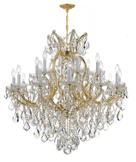 Maria Theresa 19 Light Chandelier in Gold (60|4418-GD-CL-MWP)