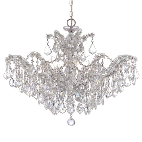 Maria Theresa Six Light Chandelier in Polished Chrome (60|4439-CH-CL-MWP)