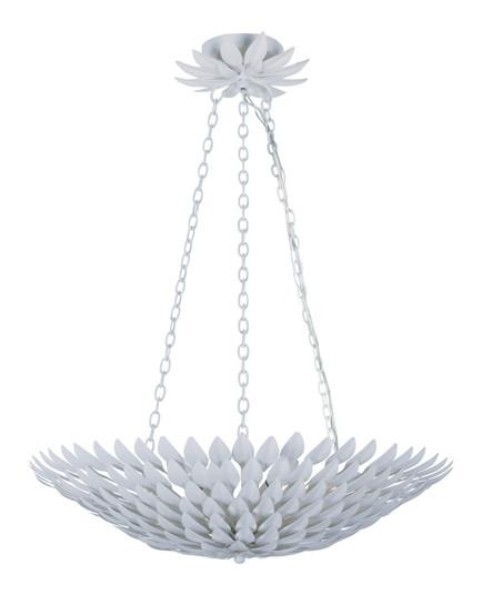 Broche Six Light Chandelier in Matte White (60|517-MT)