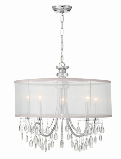 Hampton Five Light Chandelier in Polished Chrome (60|5625-CH)