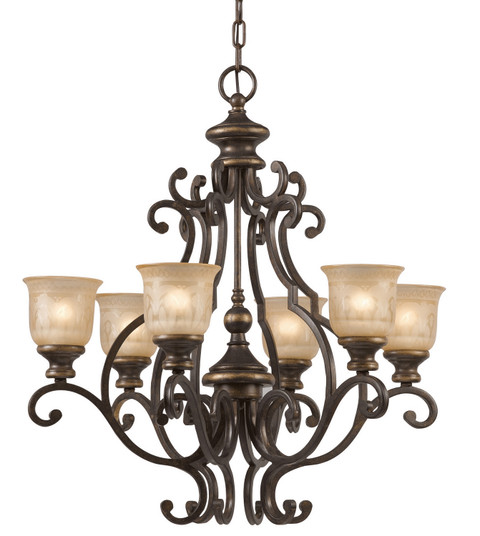 Norwalk Six Light Chandelier in Bronze Umber (60|7416-BU)