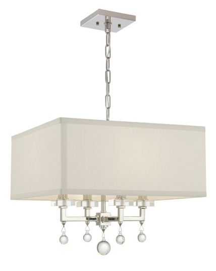 Paxton Four Light Chandelier in Polished Nickel (60|8105-PN)