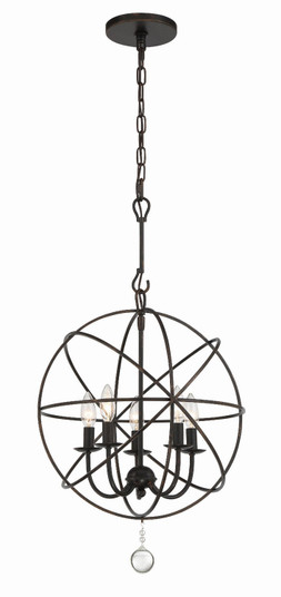 Solaris Five Light Mini Chandelier in English Bronze (60|9224-EB)