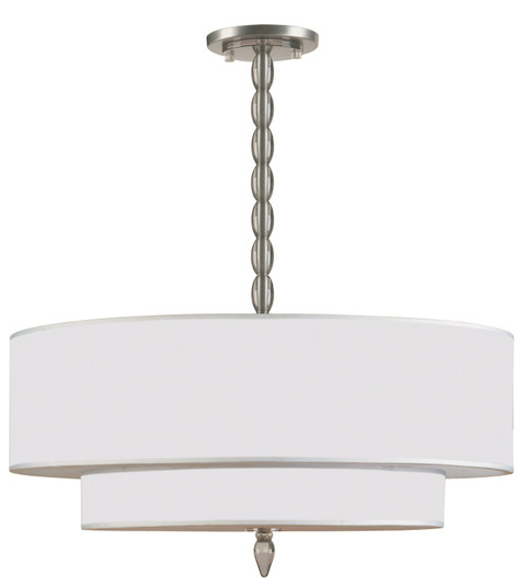 Luxo Five Light Chandelier in Satin Nickel (60|9507-SN)