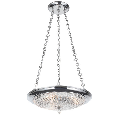 Celina Three Light Mini Chandelier in Polished Chrome (60|9943-CH)