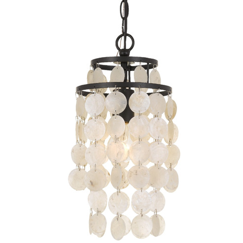 Brielle One Light Mini Chandelier in Dark Bronze (60|BRI-3000-DB)