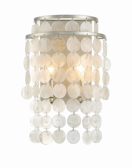 Brielle Two Light Wall Sconce in Antique Silver (60|BRI-3002-SA)