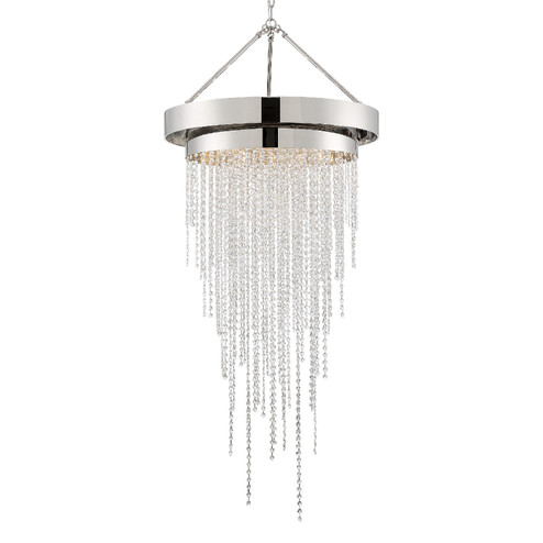 Clarksen Six Light Chandelier in Polished Nickel (60|CLA-A3207-PN-CL-MWP)