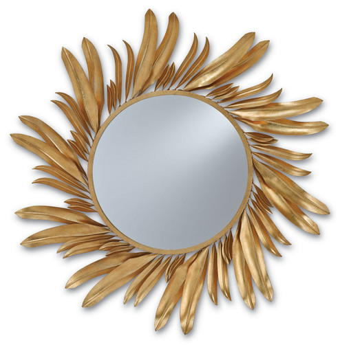 Folium Mirror in Contemporary Gold Leaf/Mirror (142|1108)