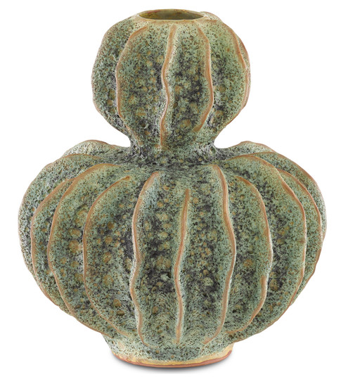 Sunken Boat Vase in Moss Green (142|1200-0299)
