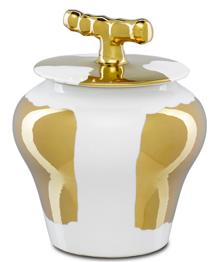 Brill Jar in White/Gold (142|1200-0325)