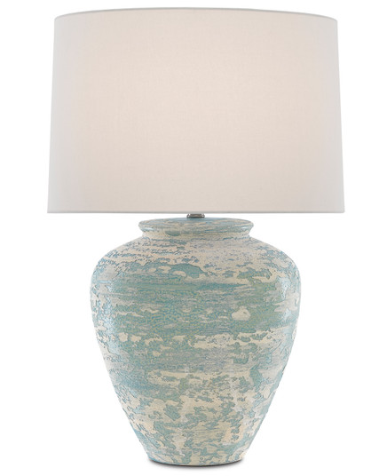 Mimi Collection One Light Table Lamp in Aqua/Cream (142|6000-0617)