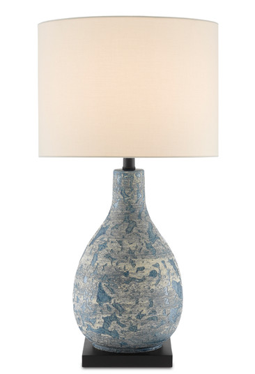 Ostracon One Light Table Lamp in Blue/Cream/Black (142|6000-0674)