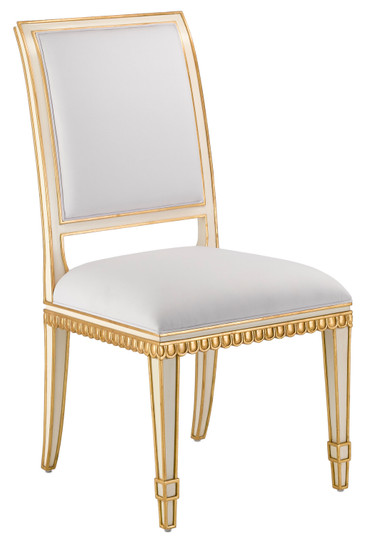 Ines Chair in Ivory/Antique Gold (142|7000-0151)