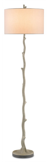 Beaujon One Light Floor Lamp in Faux Bois/Aged Steel (142|8064)