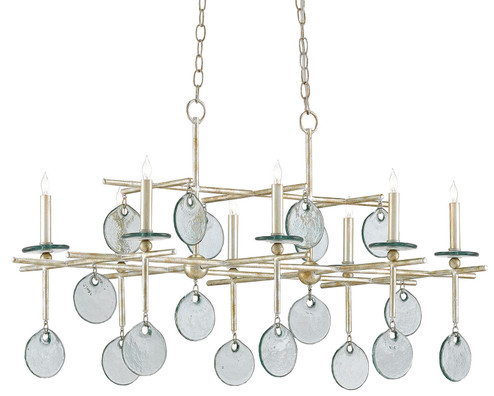 Sethos Eight Light Chandelier in Silver Granello (142|9000-0060)