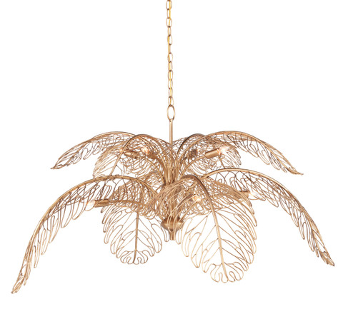 Taormina Eight Light Chandelier in Brass (142|9000-0847)