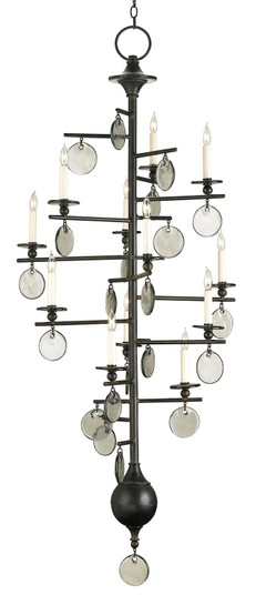 Sethos 12 Light Chandelier in Old Iron/Clear (142|9125)