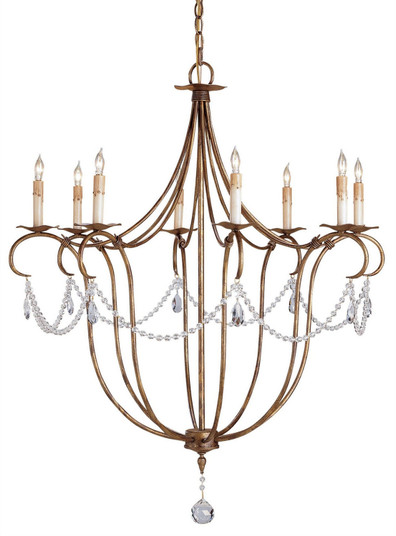 Crystal Lights Collection Eight Light Chandelier in Rhine Gold (142|9881) Crystal Lights Collection Eight Light Chandelier in Rhine Gold (142|9881)