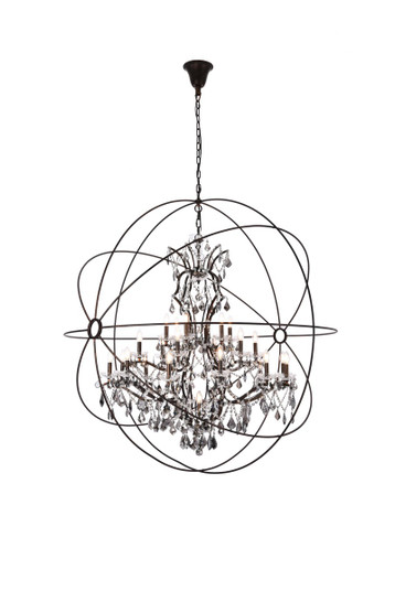 Geneva 25 Light Chandelier in Dark Bronze (173|1130G60DB-SS/RC)
