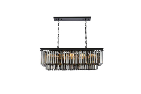Sydney 12 Light Chandelier in Matte Black (173|1202D40MB-SS/RC)