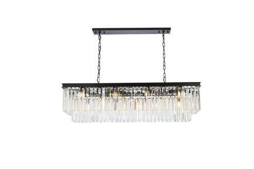 Sydney 12 Light Chandelier in Matte Black (173|1202D50MB/RC)